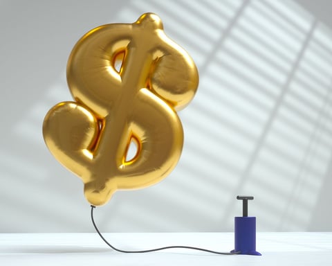 Bitcoin price chart showing surge to $61,000 amid Federal Reserve inflation commentary