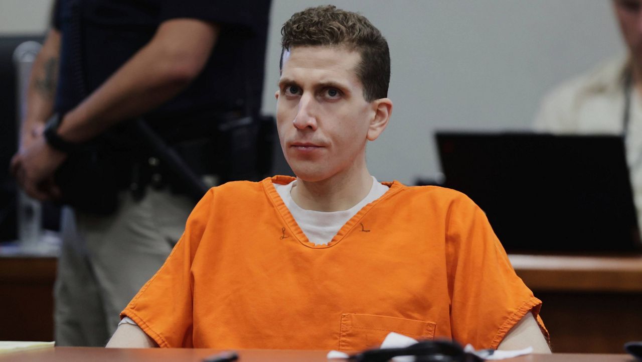Bryan Kohberger in court during the Idaho murders case