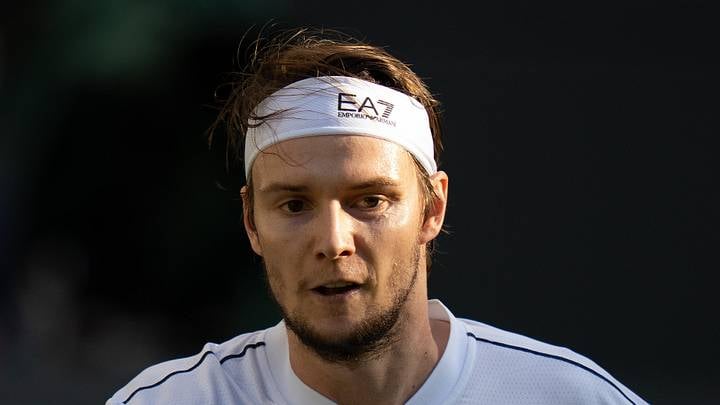 Alexander Bublik in action at the Generali Open in Kitzbuhel 2026