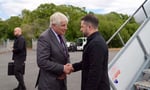 Volodymyr Zelensky and Andy Burnham meeting at UK naval base on July 27 2026 for first face-to-face talks as British prime minister