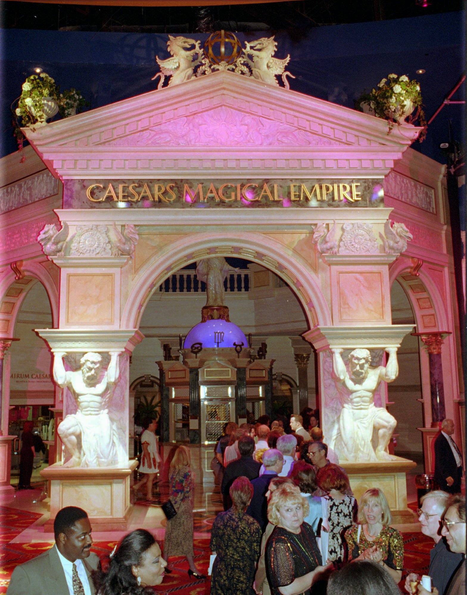 Caesars Palace entertainment venue interior Las Vegas