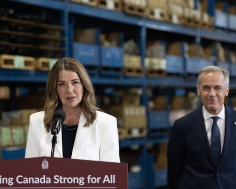 PM Mark Carney and Alberta Premier Danielle Smith announce new Pacific pipeline framework to diversify Canadian oil exports