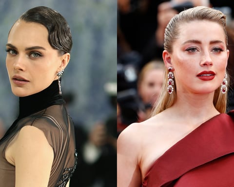 Cara Delevingne and Amber Heard, who confirmed their post-divorce romance on Louis Theroux's podcast in June 2026