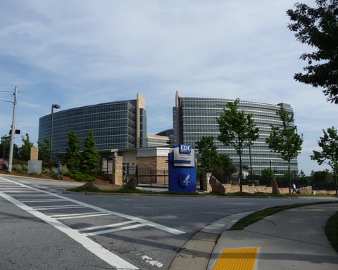 Entrance to the headquarters of the Centers for Disease Control and Prevention in Atlanta