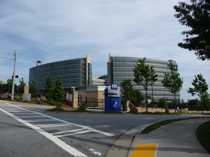 Entrance to the headquarters of the Centers for Disease Control and Prevention in Atlanta