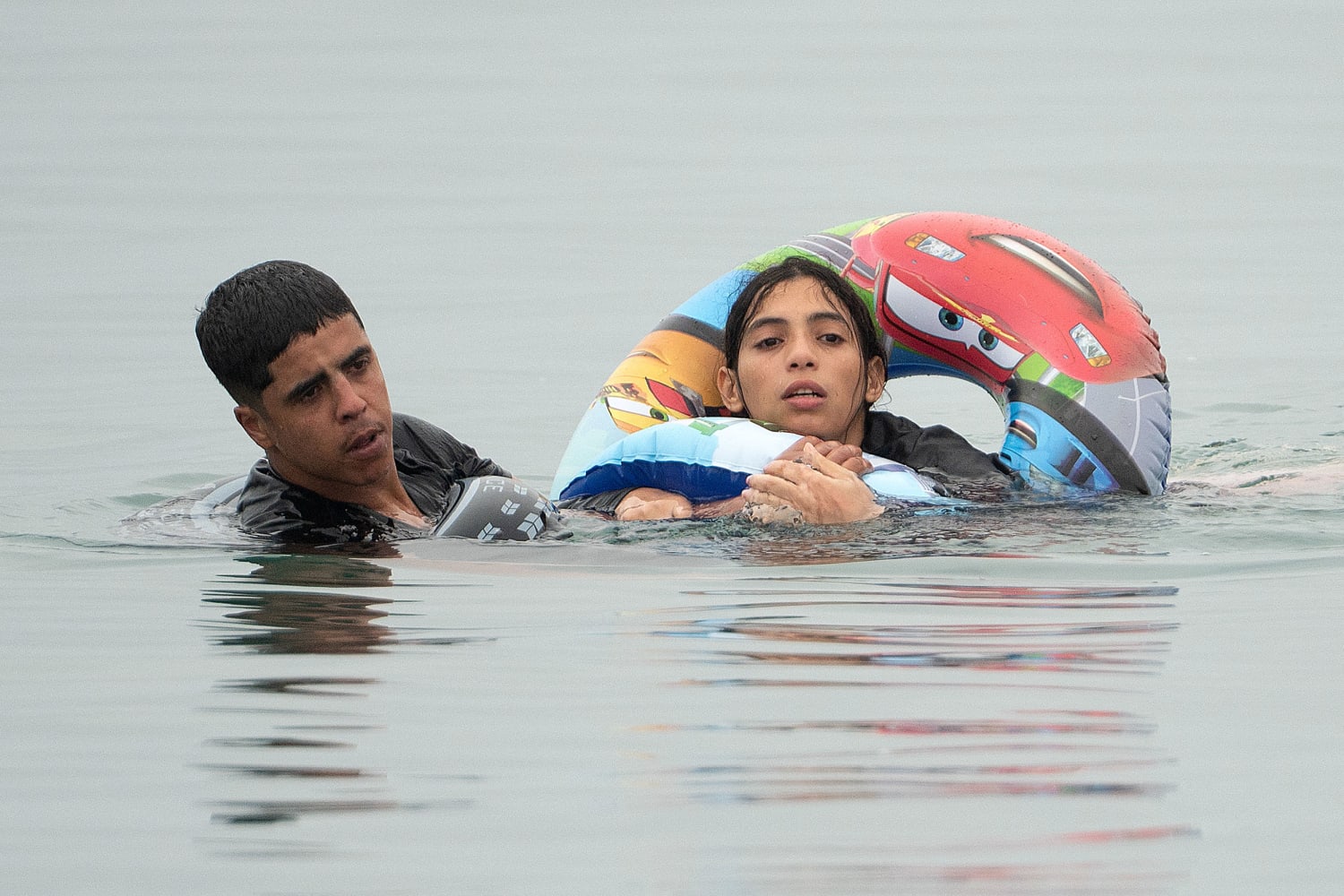 Migrants gathered at the Ceuta border as Spain deployed troops and France activated border controls