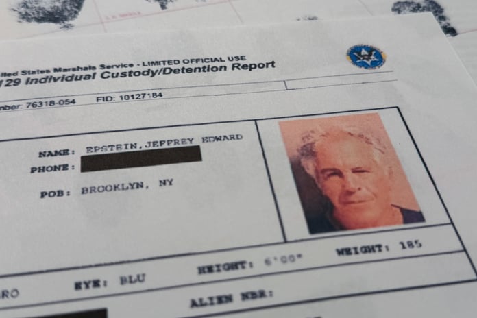 Jeffrey Epstein FBI files document Charles Johnson Mossad allegation