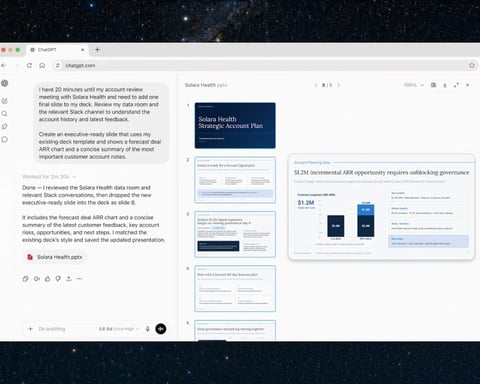 ChatGPT browser interface replacing the discontinued Atlas AI browser