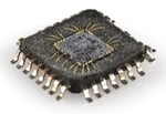 Integrated circuit chip showing semiconductor components dependent on helium for wafer cooling and plasma etching