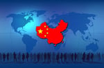 Global favorability chart comparing China and United States across 36 countries in Pew Research Center survey