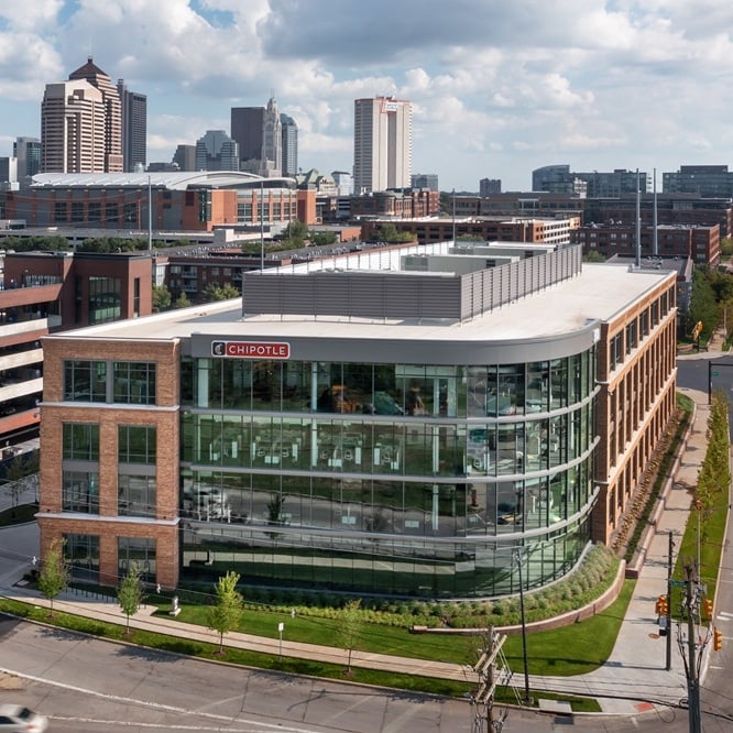 Chipotle Mexican Grill facility, aerial view of the fast-casual chain reporting Q2 2026 earnings