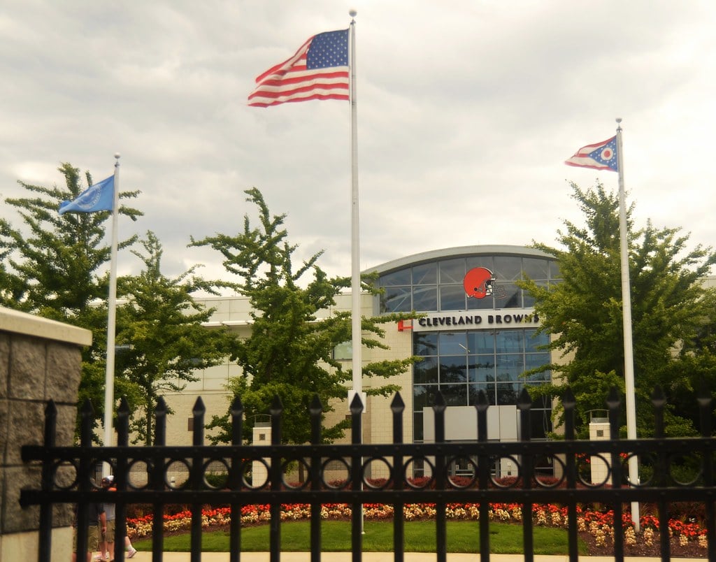 Cleveland Browns NFL football training camp