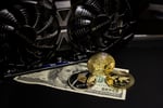 Bitcoin and cryptocurrency trading representing Coinbase's Q2 2026 net loss of 359 million dollars despite record market share
