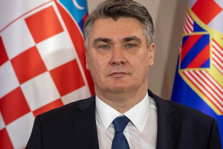 Croatian President Zoran Milanović speaks against Western troop deployment plans in Ukraine.