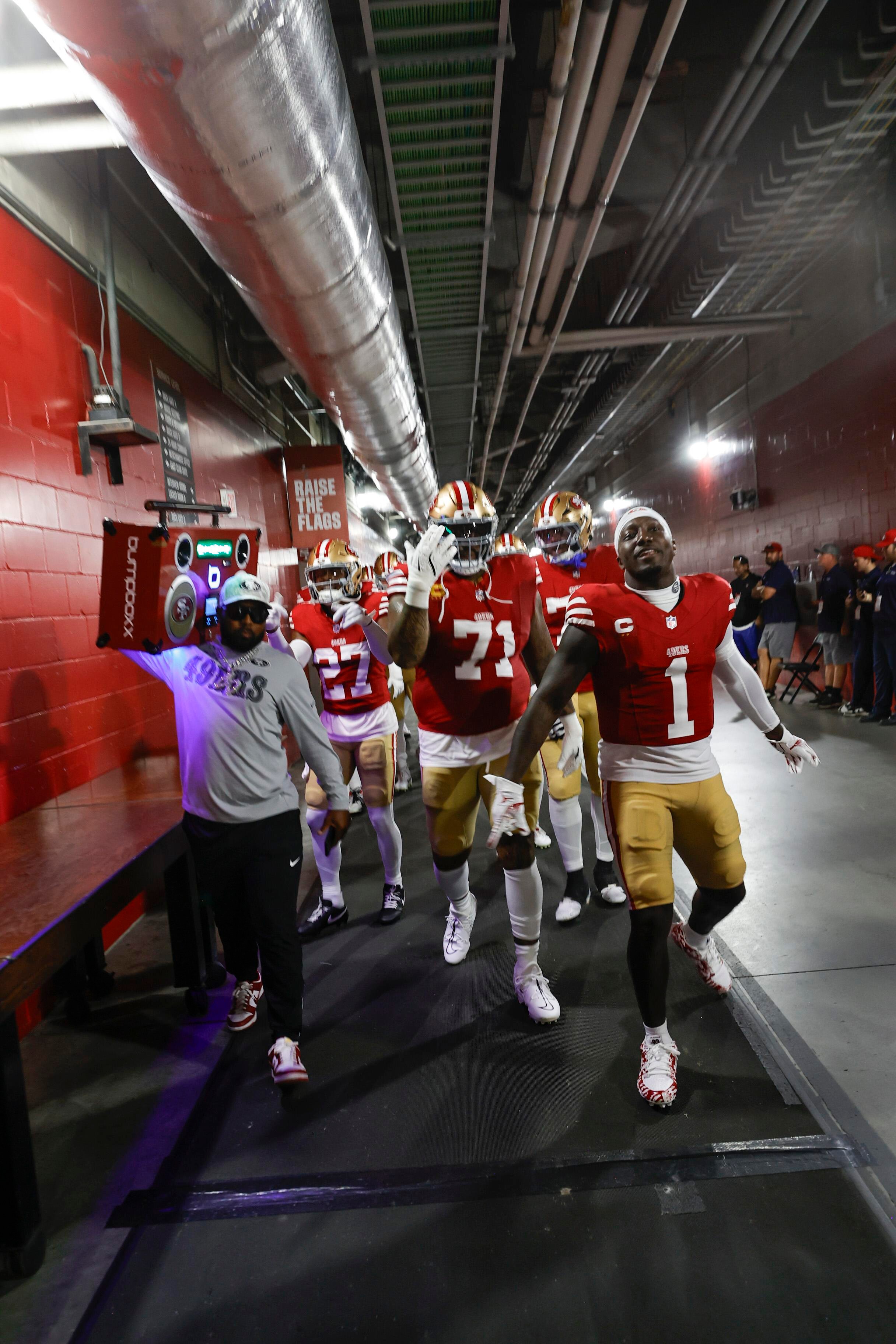 Deebo Samuel at San Francisco 49ers training camp 2026