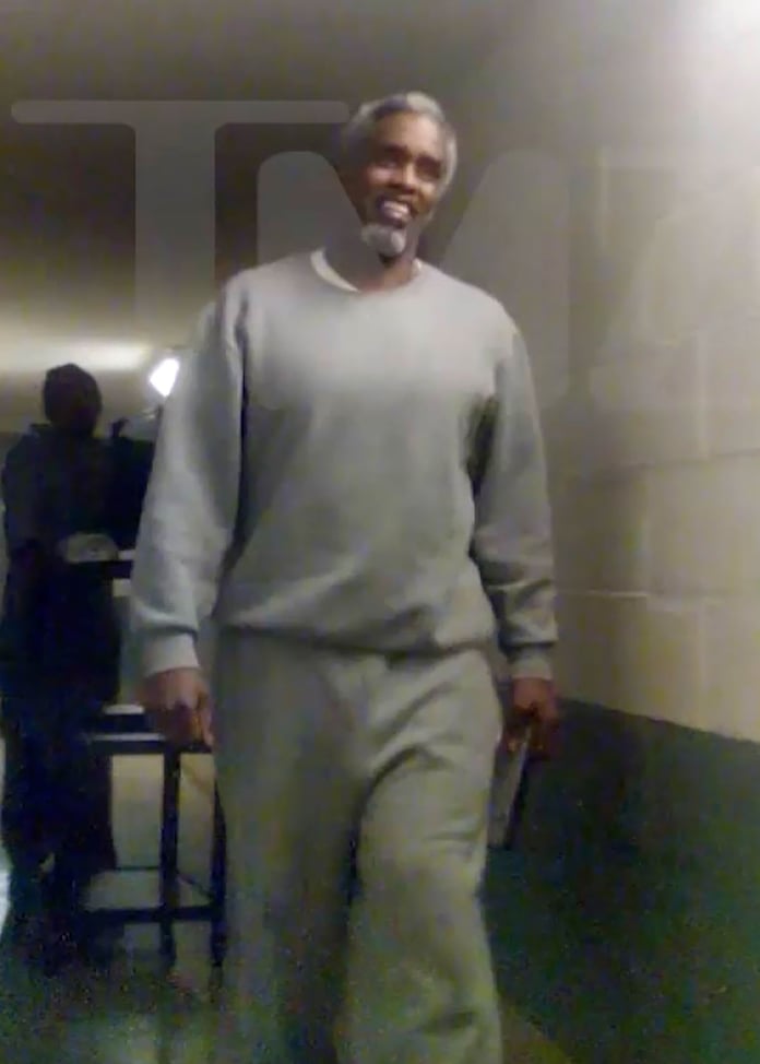 Sean Combs Diddy at FCI Fort Dix federal prison in New Jersey gray hair beard