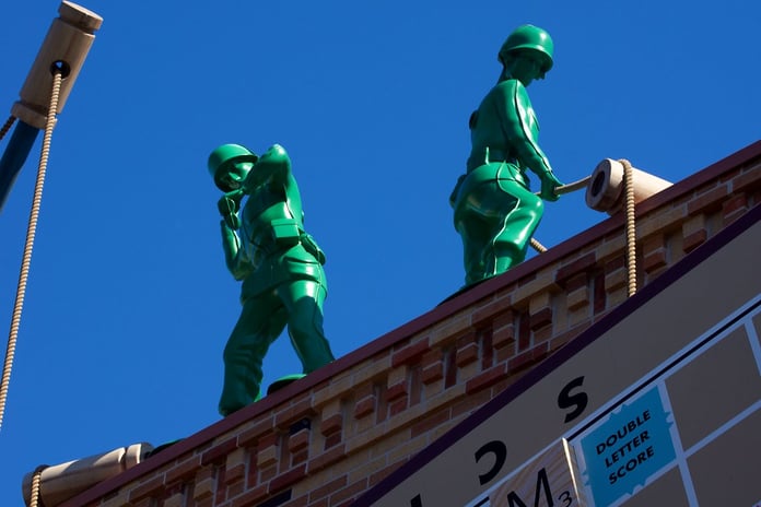 Disney Hollywood Studios featuring Pixar branding as the animation studio faces hundreds of job cuts in 2026