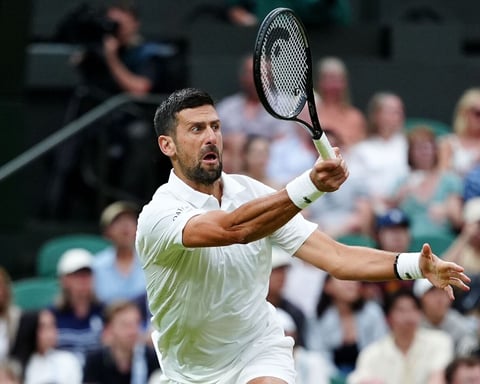 Novak Djokovic defeats Stefanos Tsitsipas 6-3 6-4 6-2 in the Wimbledon 2026 second round on Centre Court