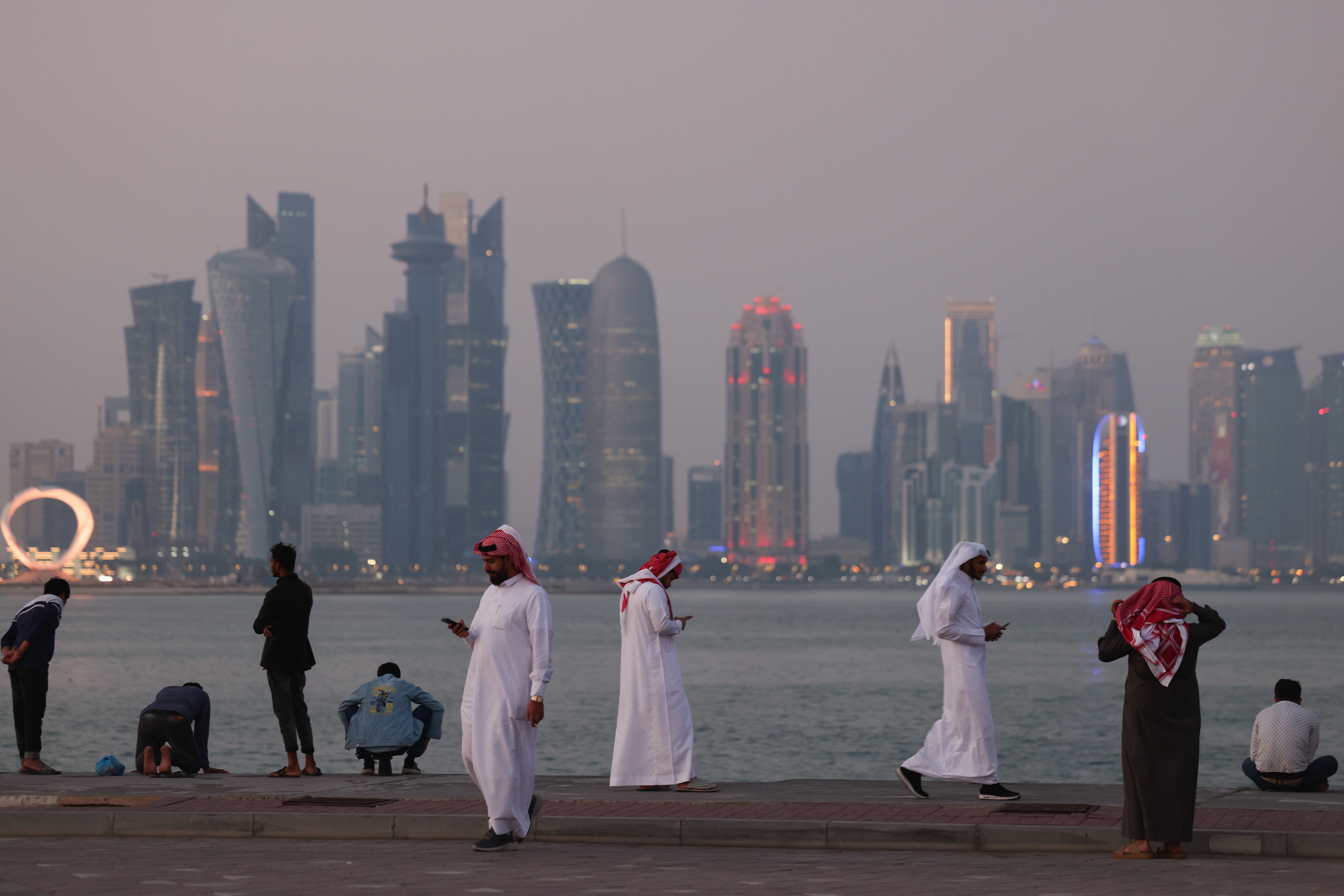 Doha skyline Qatar where Iran frozen assets negotiations took place July 2026