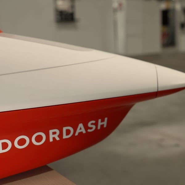 DoorDash Air drone delivery aircraft receiving FAA Part 135 air carrier certification