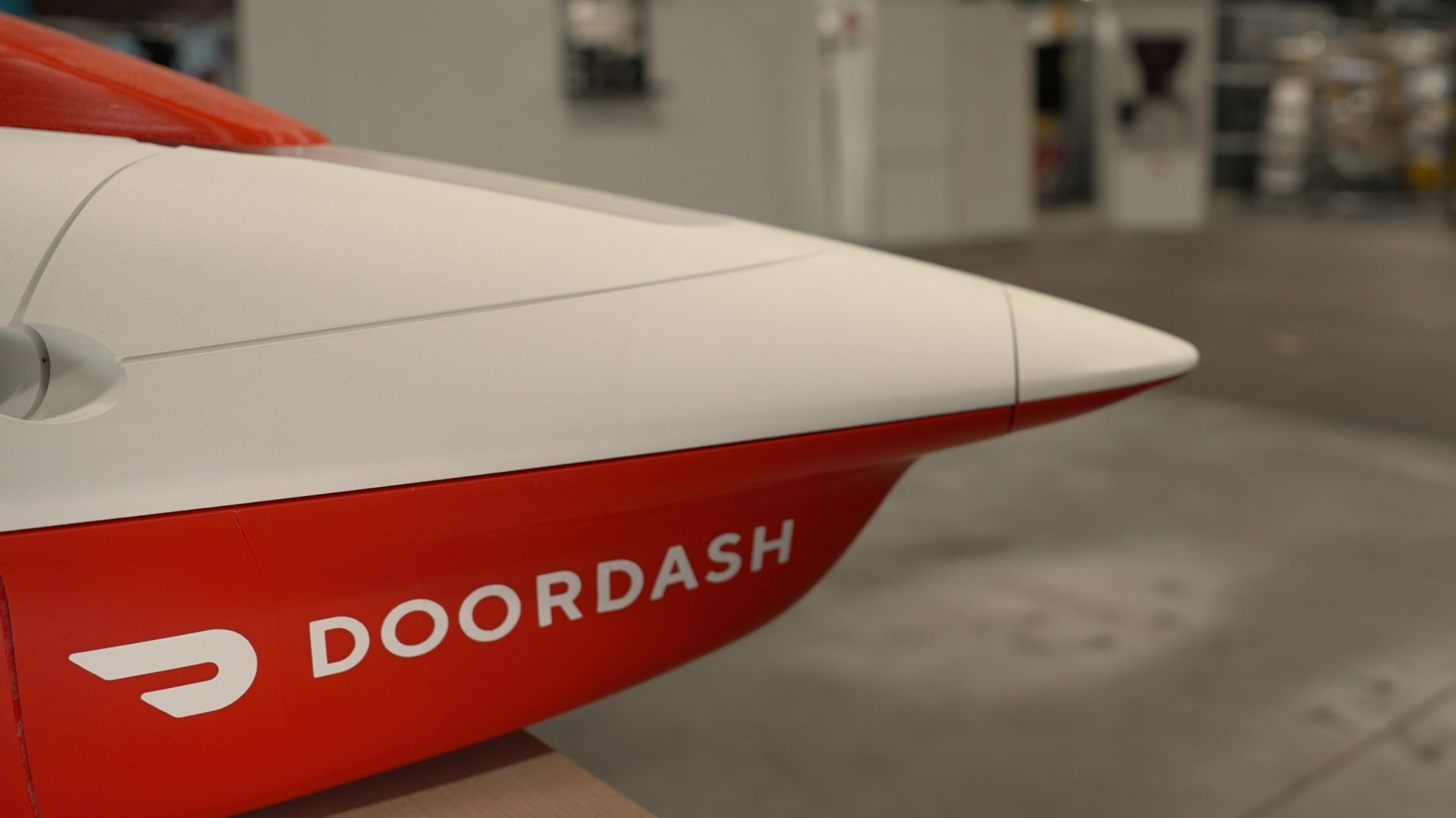 DoorDash Air drone aircraft nose cleared by the FAA for commercial delivery operations