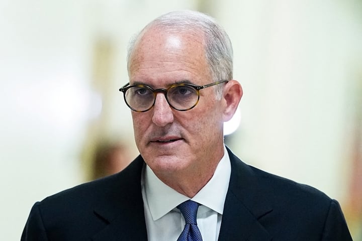 Doug Band arriving at the House Oversight Committee for closed-door interview on Epstein ties June 30 2026
