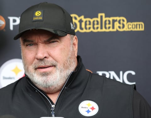 Drew Allar Pittsburgh Steelers quarterback at 2026 training camp in Latrobe