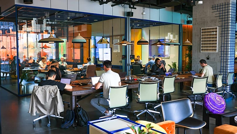 Interior of Founders HQ startup campus at One Central Dubai