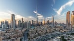 Dubai and UAE urban skyline with modern high-rise buildings reflecting economic growth