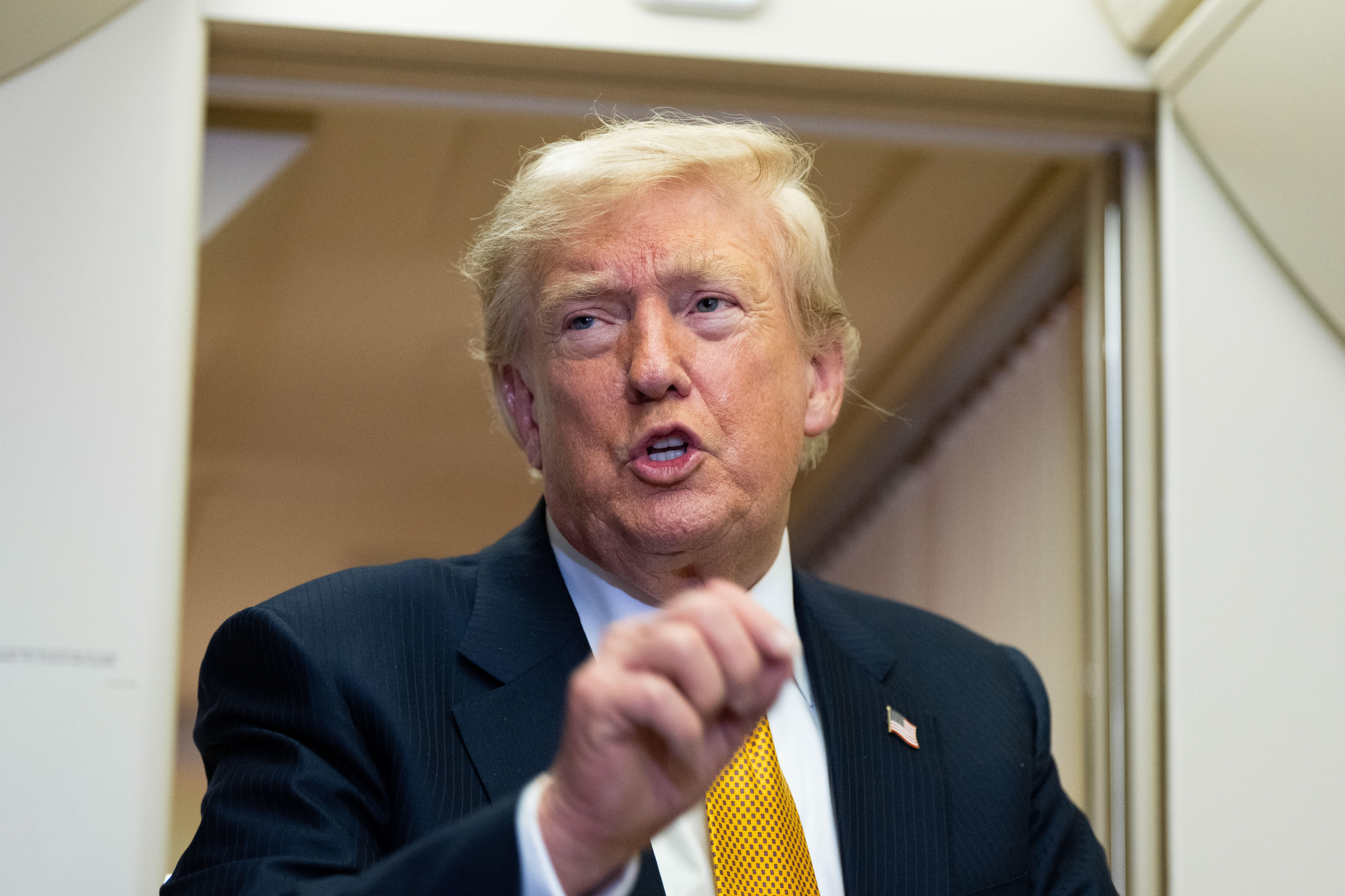 E. Jean Carroll reacts after Supreme Court rejects Trump's final appeal in defamation case