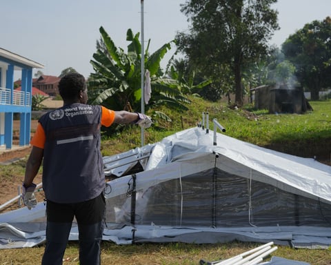 World Health Organization response team supporting the Ebola outbreak in the Democratic Republic of Congo, 2026