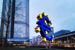 European Central Bank headquarters in Frankfurt as eurozone inflation falls to 2.8% in June 2026