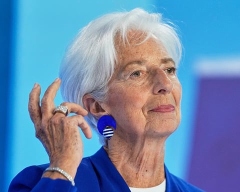 ECB President Christine Lagarde at the annual ECB Forum on Central Banking in Sintra Portugal July 2026