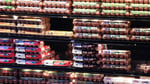 Eggs displayed for sale at a grocery store in New York amid DOJ settlement with Cal-Maine and egg producers over price fixing