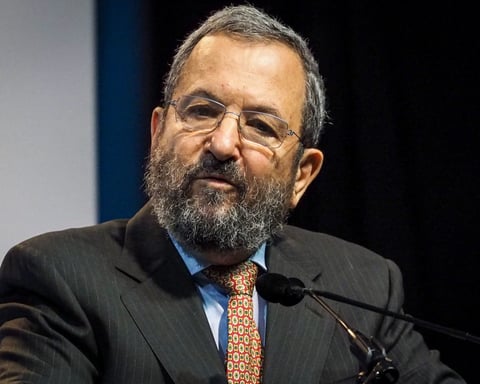 Former Israeli Prime Minister Ehud Barak, named in more than 6,000 documents in the DOJ's 2026 Epstein file release