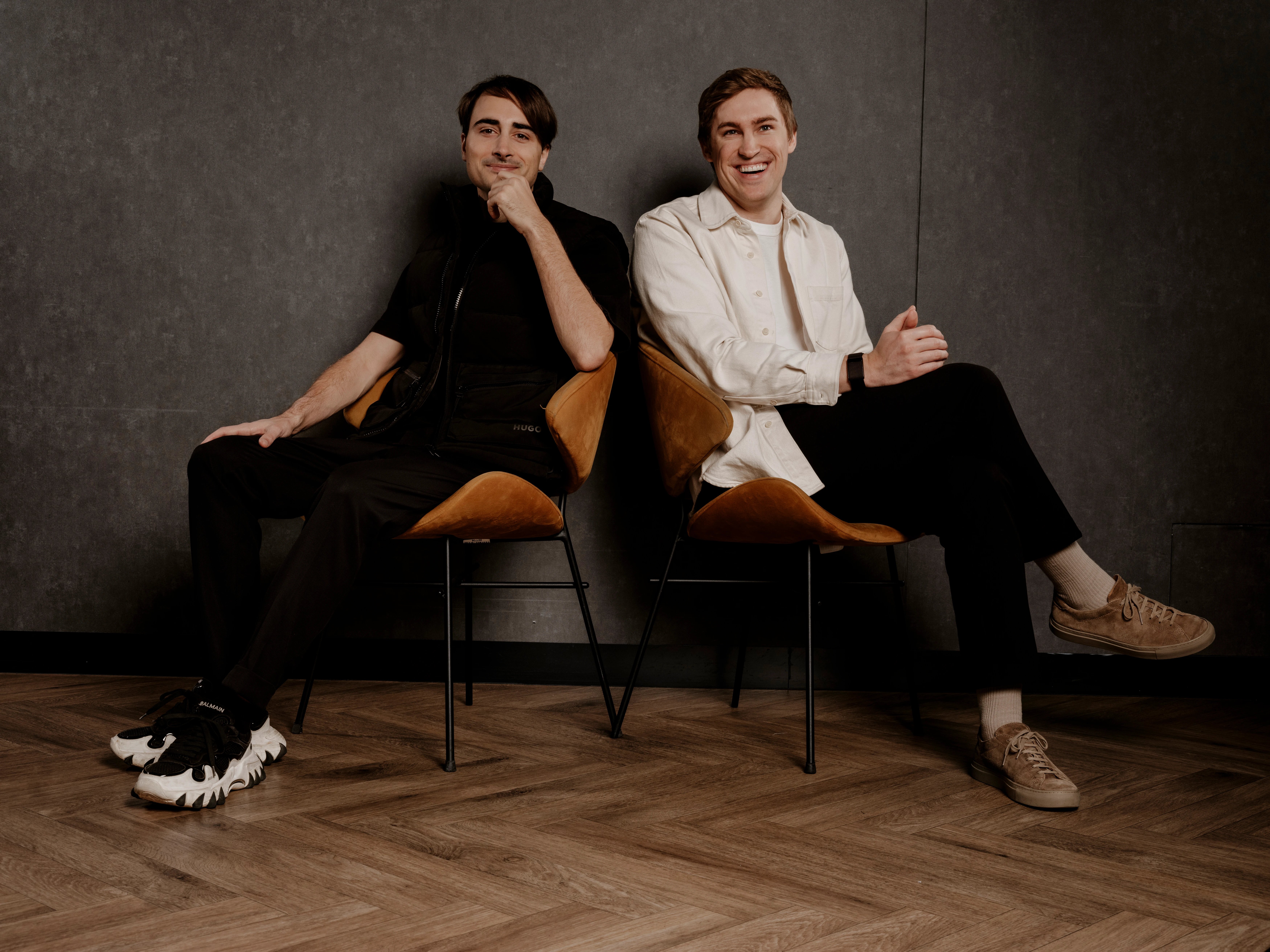 ElevenLabs co-founders Mati Staniszewski and Piotr Dabkowski, whose AI voice technology was used to recreate Gene Wilder's voice for Netflix