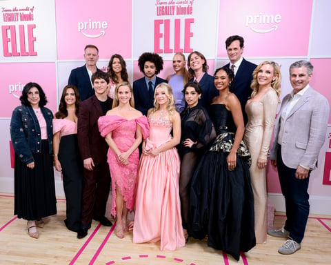 Cast and crew of Prime Video's Elle Legally Blonde prequel at the world premiere at SVA Theater New York June 2026