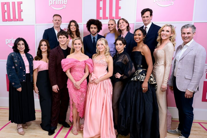 Cast and crew of Prime Video's Elle Legally Blonde prequel at the world premiere at SVA Theater New York June 2026