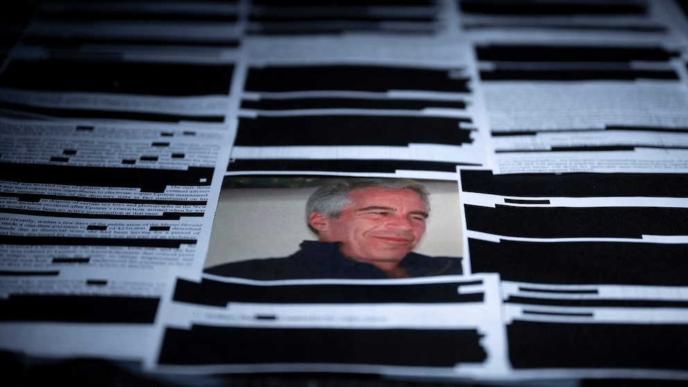 Redacted documents from the Epstein files released by the US Department of Justice