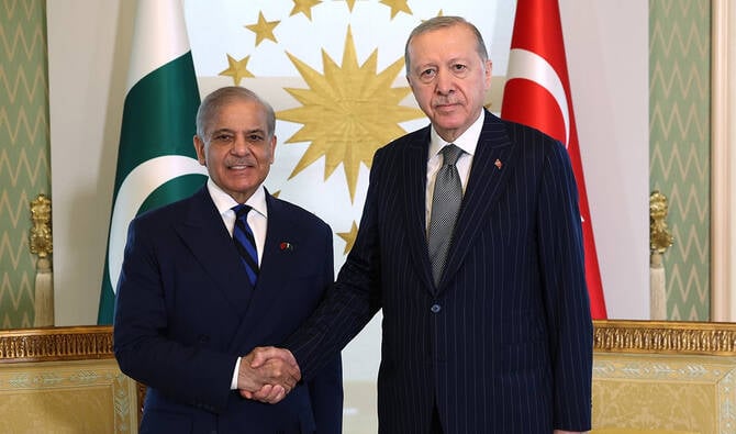 Turkish President Erdoğan greets a visiting leader at the Presidential Palace in Ankara ahead of the NATO Ankara summit, July 4, 2026