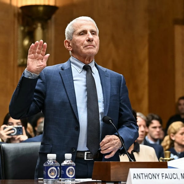 Dr. Anthony Fauci at Senate COVID-19 hearing invoking Fifth Amendment