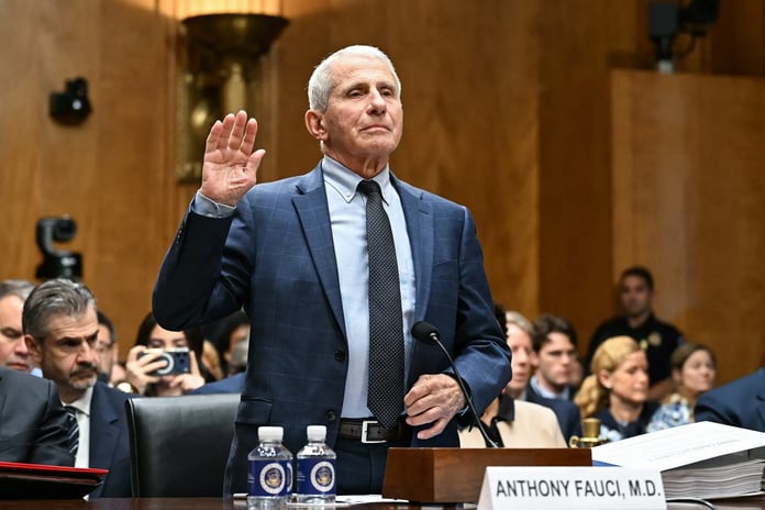 Dr. Anthony Fauci at Senate COVID-19 hearing invoking Fifth Amendment
