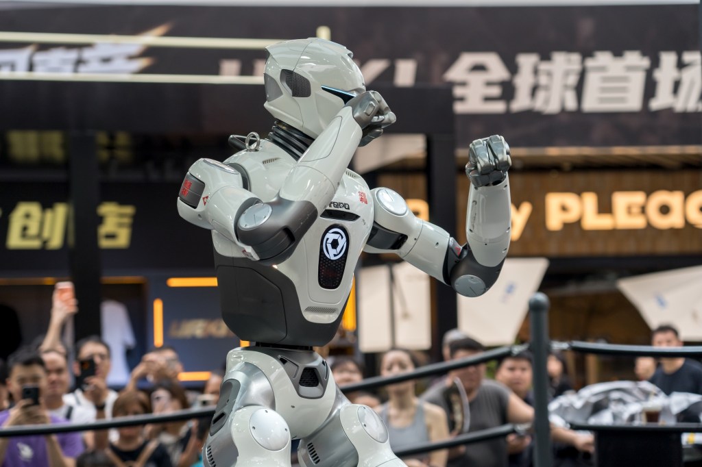 Humanoid robot made in China amid FCC ban on foreign-made robots over national security concerns