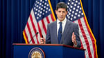 Federal Reserve Chair Kevin Warsh speaking at press conference amid US jobs report miss in June 2026