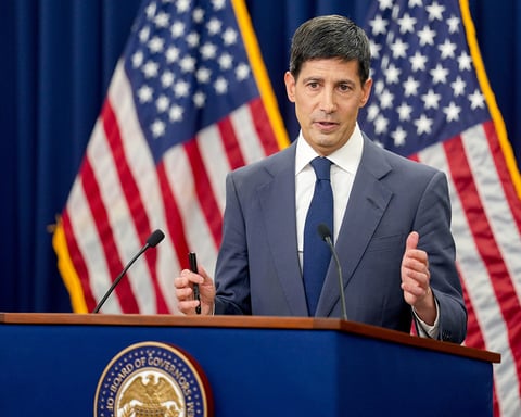 Federal Reserve Chair Kevin Warsh speaking at press conference amid US jobs report miss in June 2026