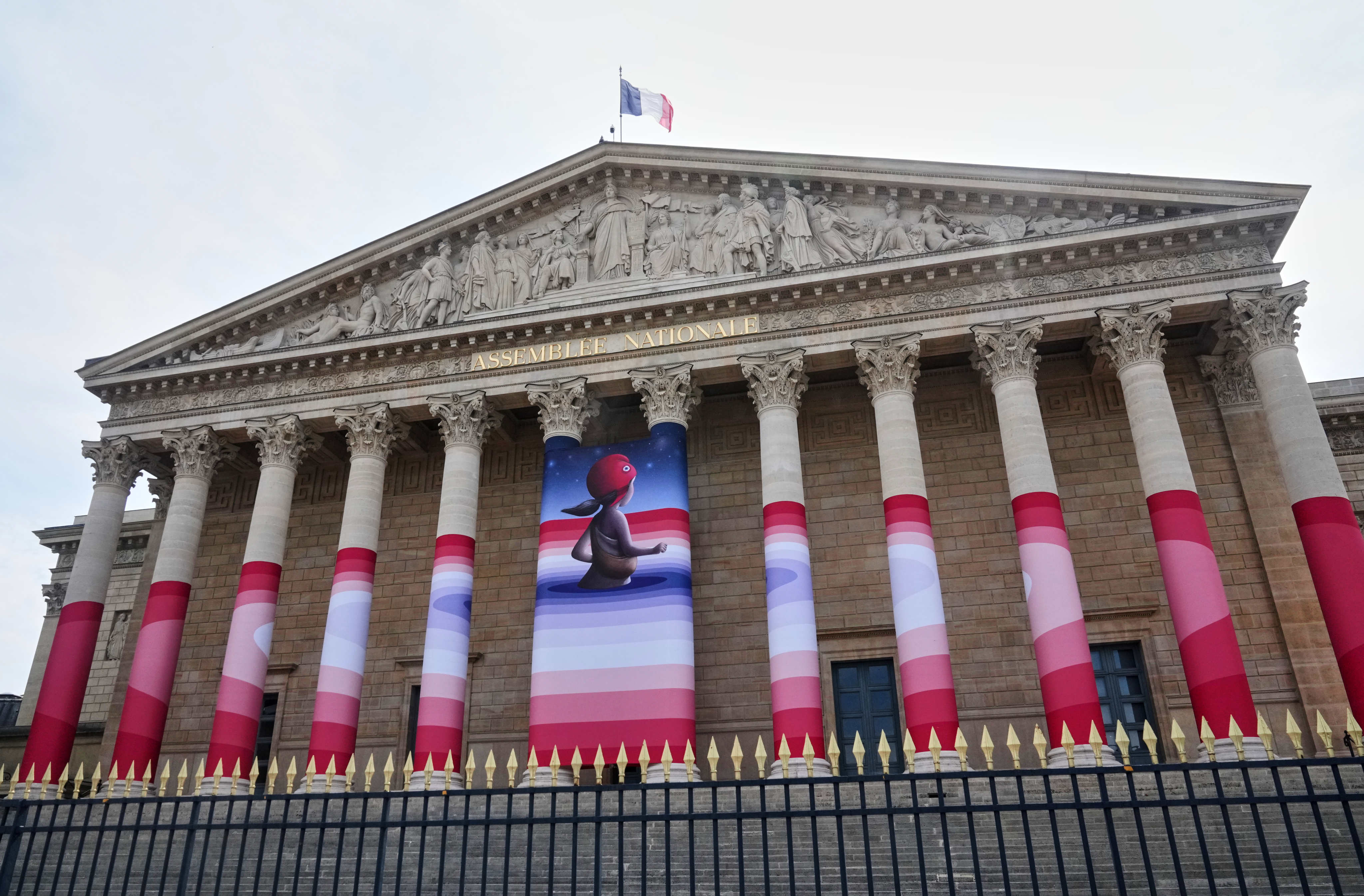 French lawmakers at the National Assembly during the historic assisted dying vote in France