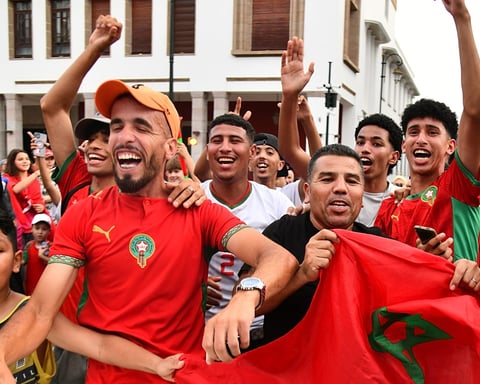Morocco fans before the France-Morocco World Cup 2026 quarterfinal