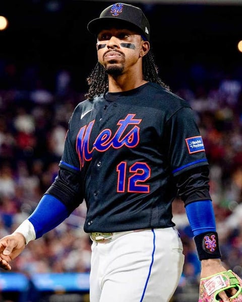 Francisco Lindor plays during the 2026 MLB All-Star Game at Citizens Bank Park in Philadelphia