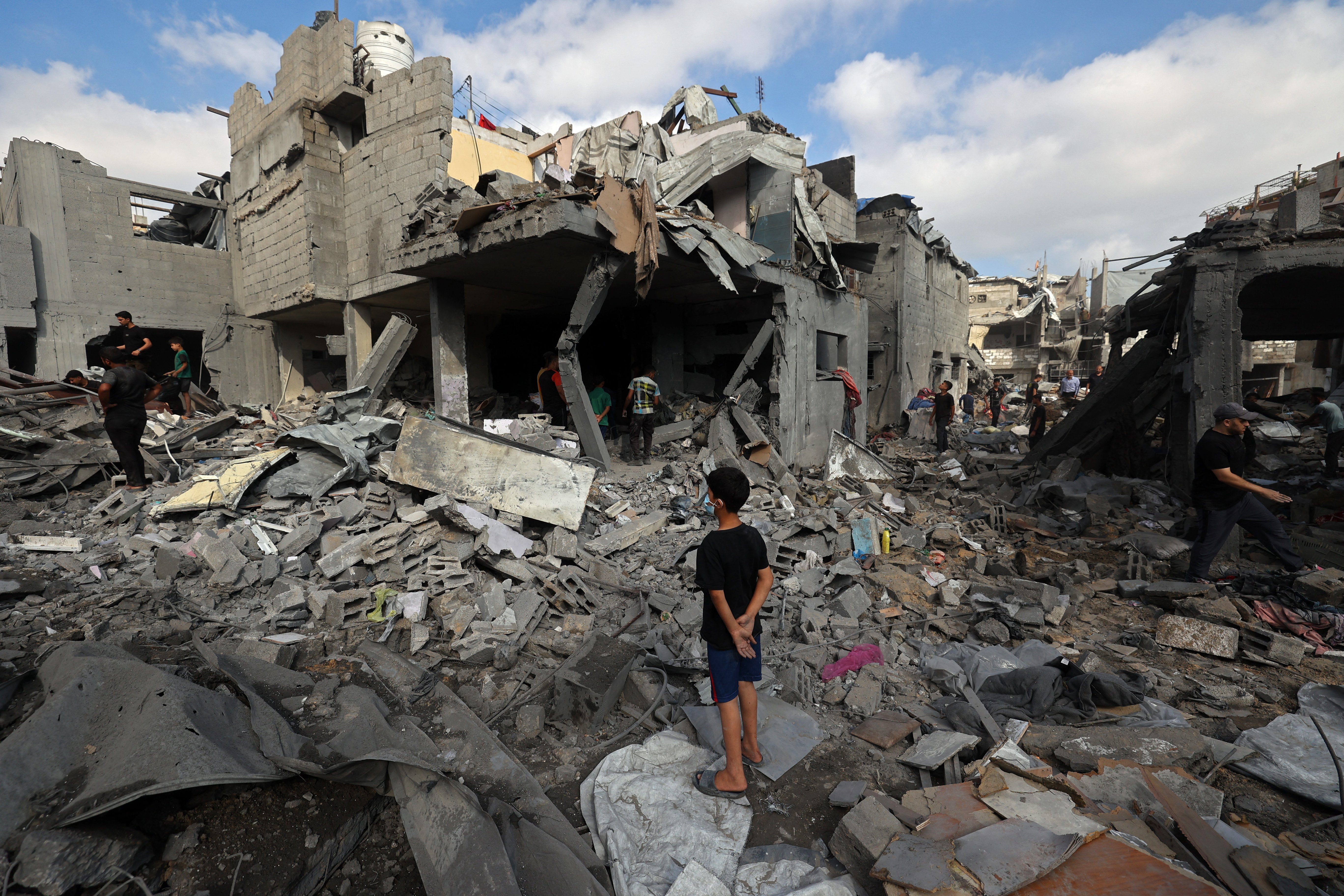 Aftermath of Israeli air strike in Gaza Strip as Palestinian deaths during ceasefire exceed 1,100 in July 2026