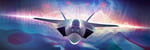 A concept visualization of the GCAP sixth-generation fighter aircraft developed by Edgewing — the joint venture of BAE Systems, Leonardo and Japan Aircraft Industrial Enhancement Co.